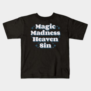 Magic Madness Heaven Sin v3 Kids T-Shirt